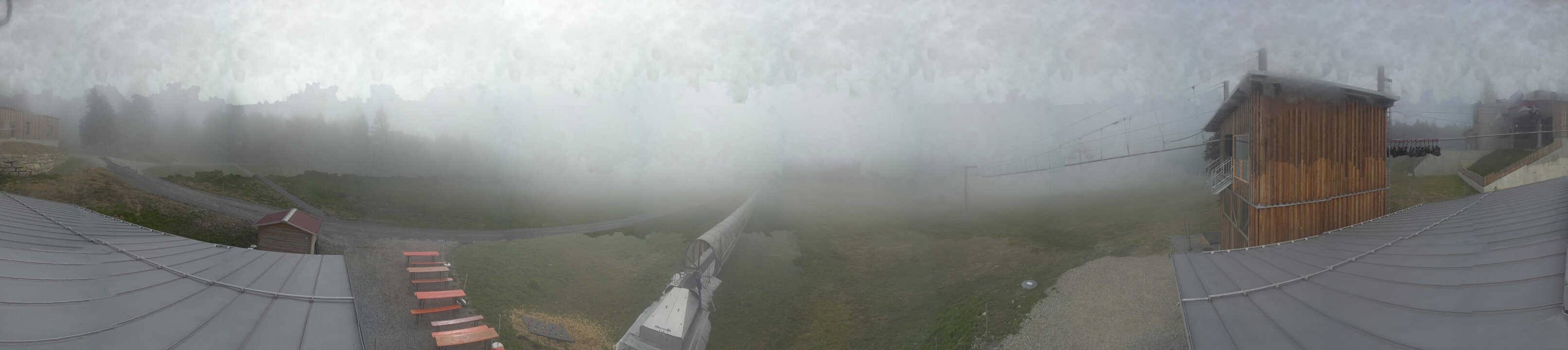 Archiv Foto Webcam Mitterdorf: Bergstation Almberglift