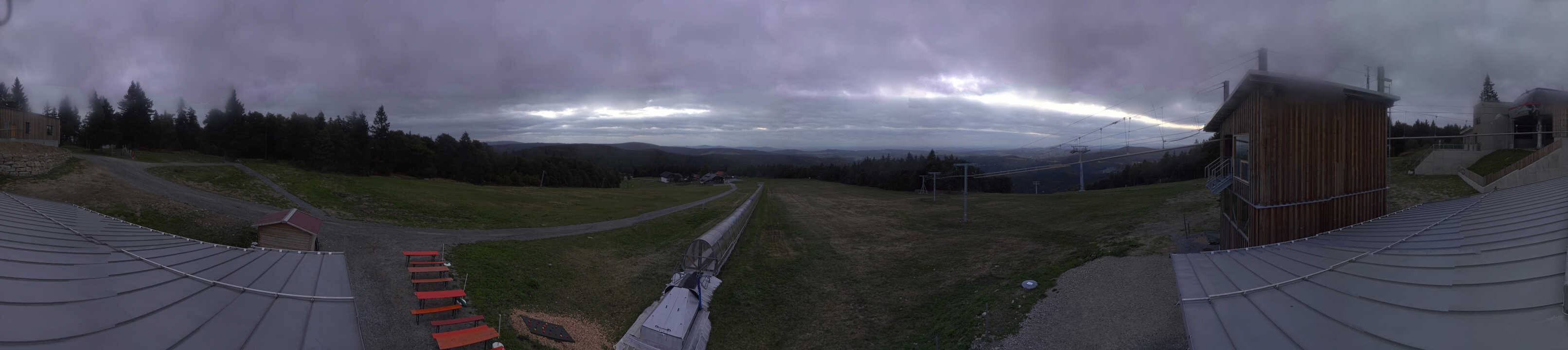 Archiv Foto Webcam Mitterdorf: Bergstation Almberglift