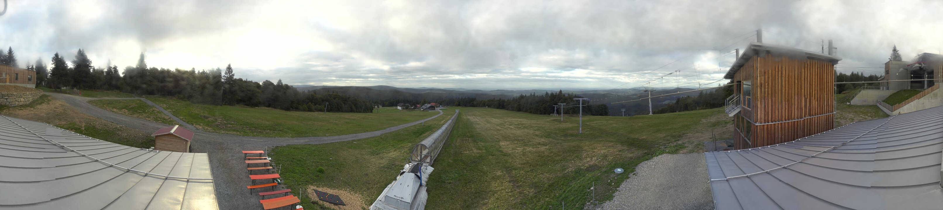 Archiv Foto Webcam Mitterdorf: Bergstation Almberglift
