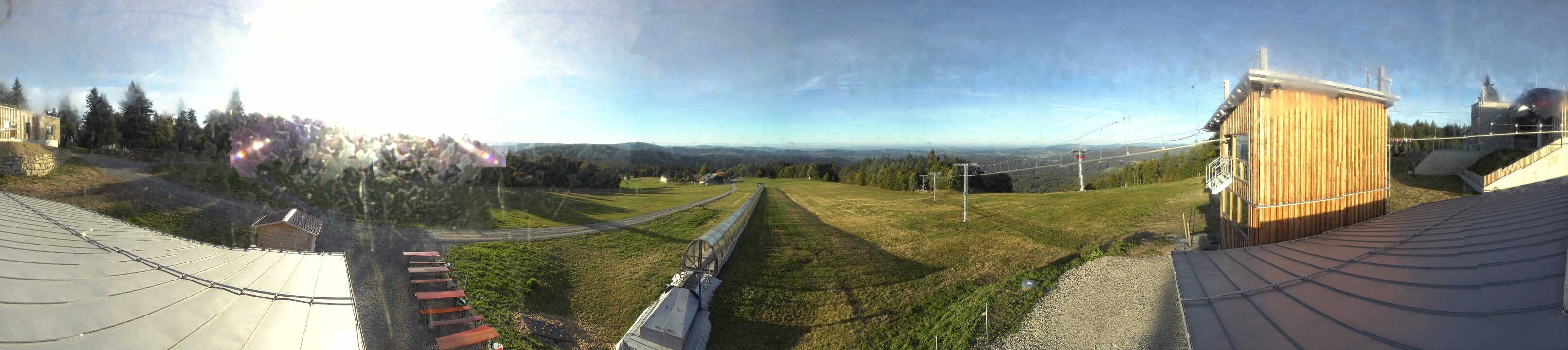Archiv Foto Webcam Mitterdorf: Bergstation Almberglift