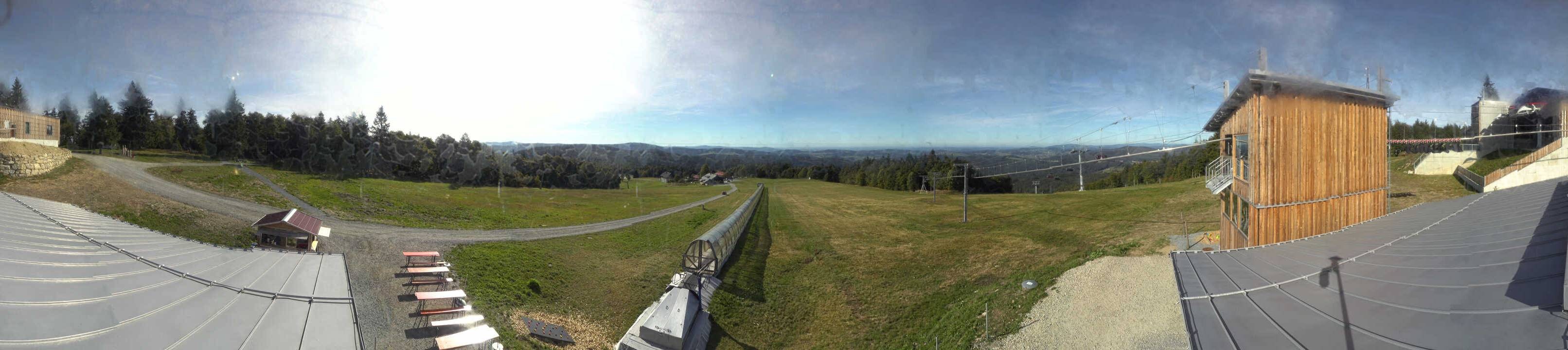 Archiv Foto Webcam Mitterdorf: Bergstation Almberglift