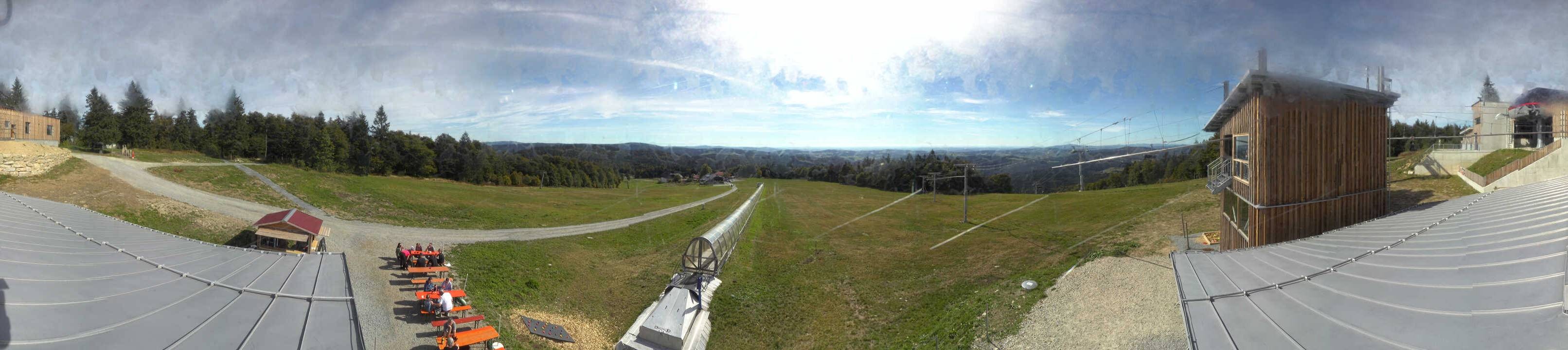 Archiv Foto Webcam Mitterdorf: Bergstation Almberglift