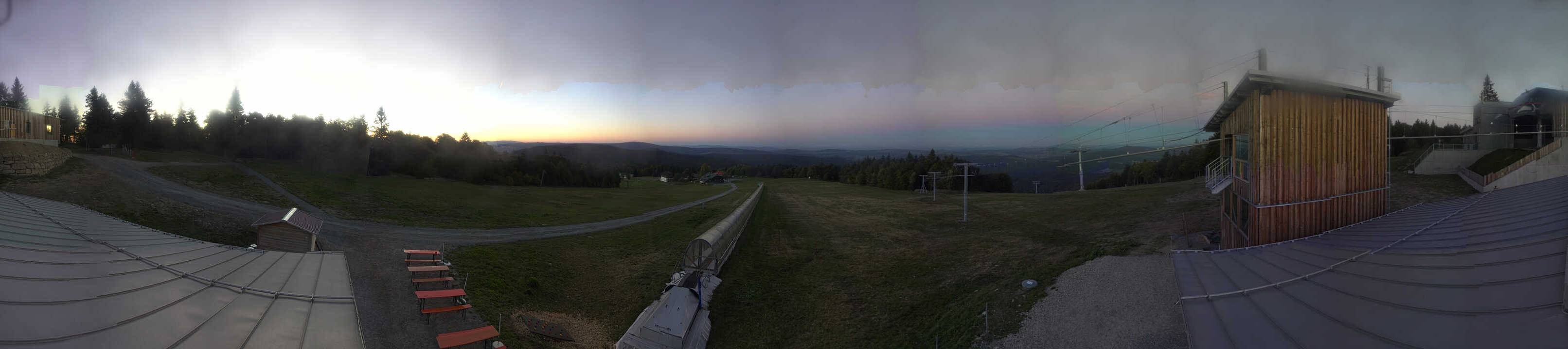 Archiv Foto Webcam Mitterdorf: Bergstation Almberglift