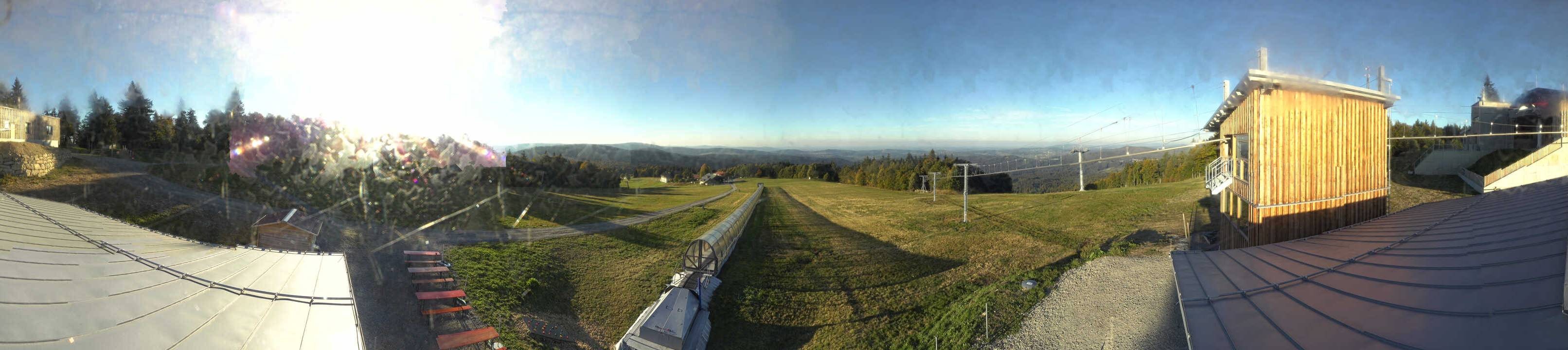 Archiv Foto Webcam Mitterdorf: Bergstation Almberglift