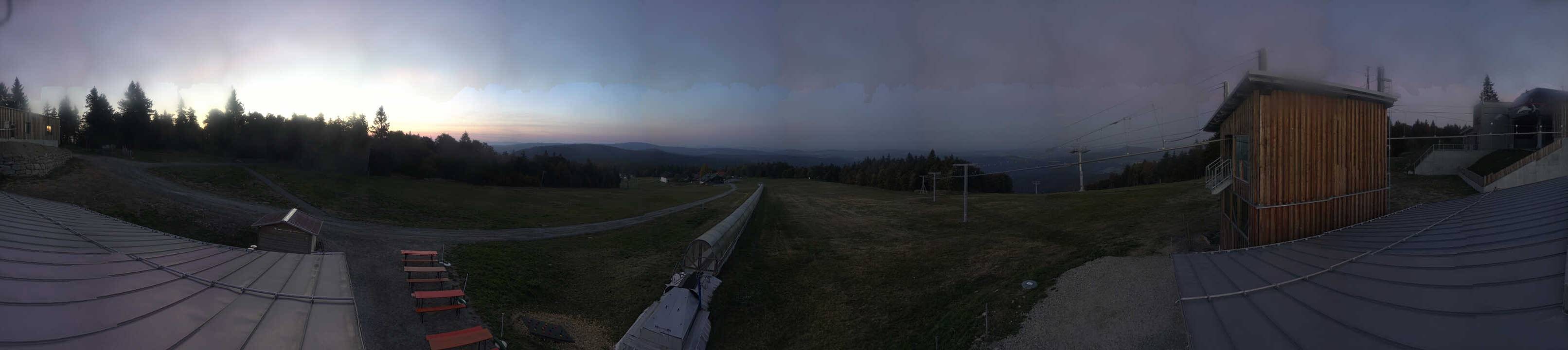 Archiv Foto Webcam Mitterdorf: Bergstation Almberglift