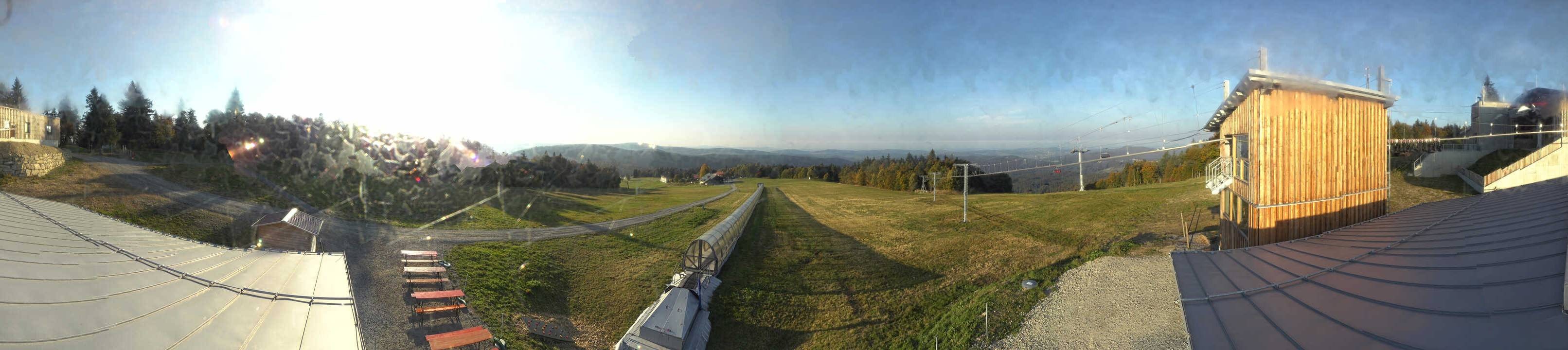 Archiv Foto Webcam Mitterdorf: Bergstation Almberglift