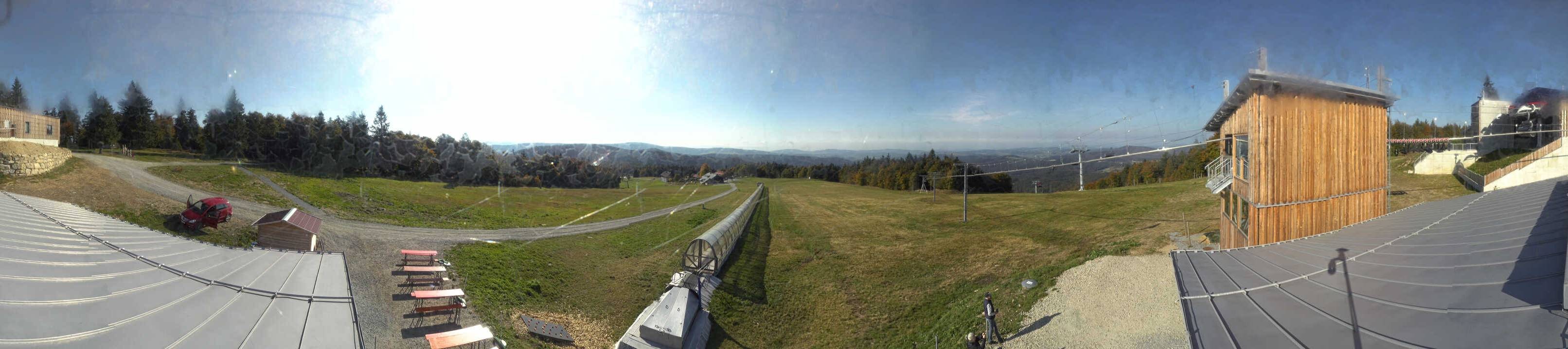 Archiv Foto Webcam Mitterdorf: Bergstation Almberglift