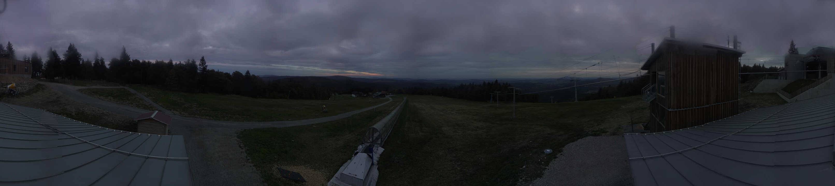 Archiv Foto Webcam Mitterdorf: Bergstation Almberglift