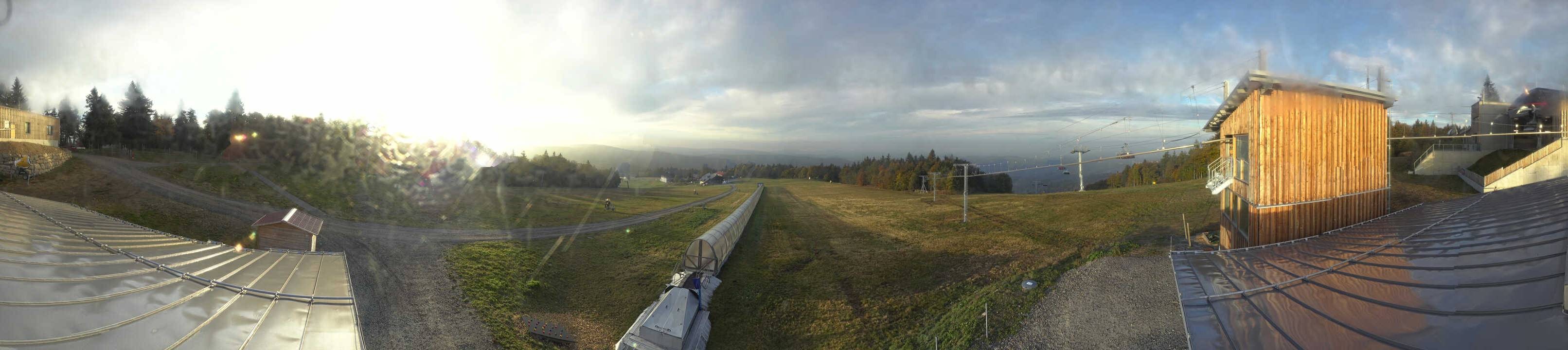 Archiv Foto Webcam Mitterdorf: Bergstation Almberglift