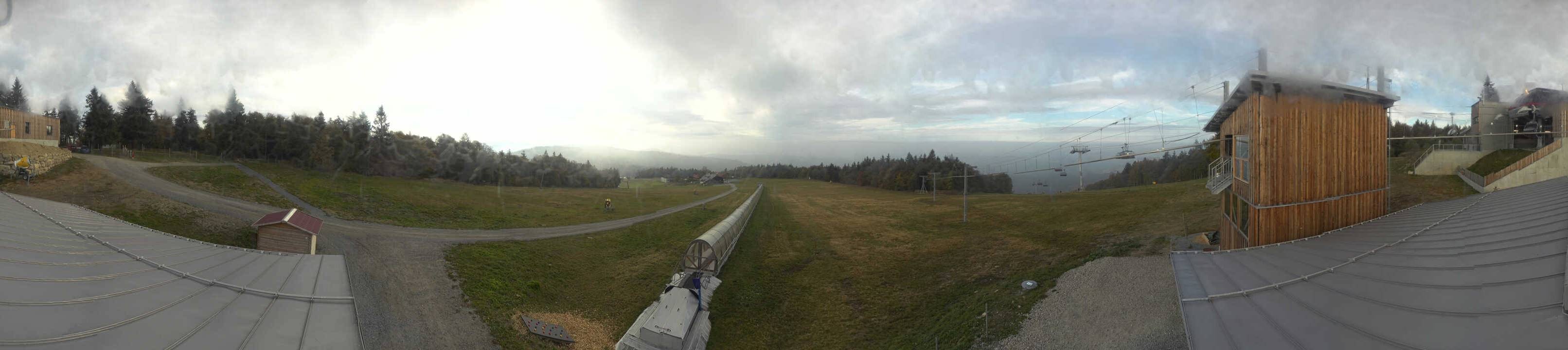 Archiv Foto Webcam Mitterdorf: Bergstation Almberglift