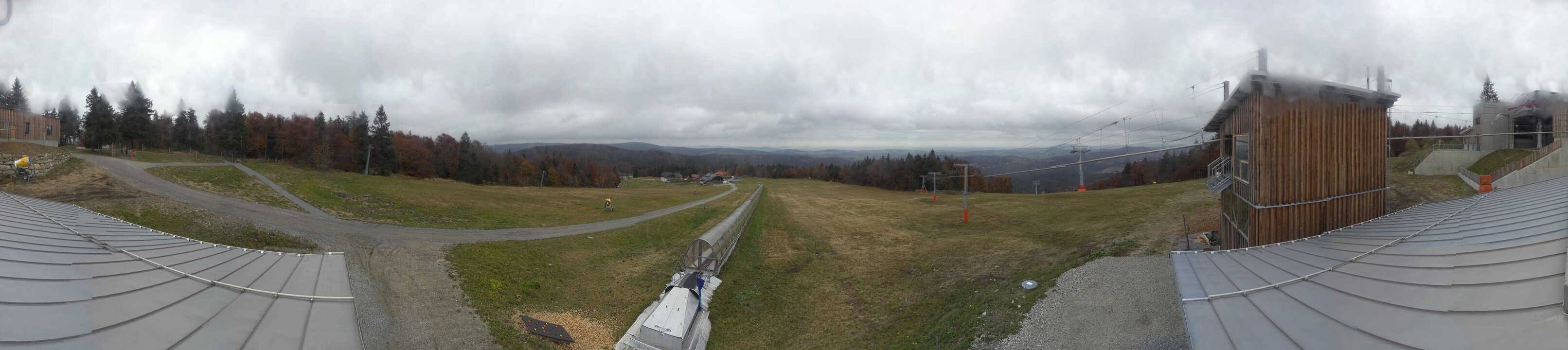 Archiv Foto Webcam Mitterdorf: Bergstation Almberglift