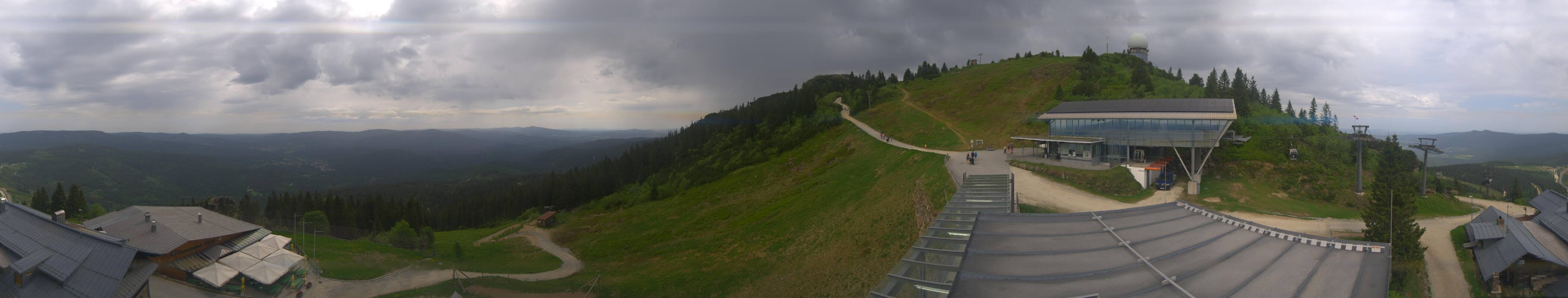 Archived image Webcam Top station Arber Gondola, Bodenmais