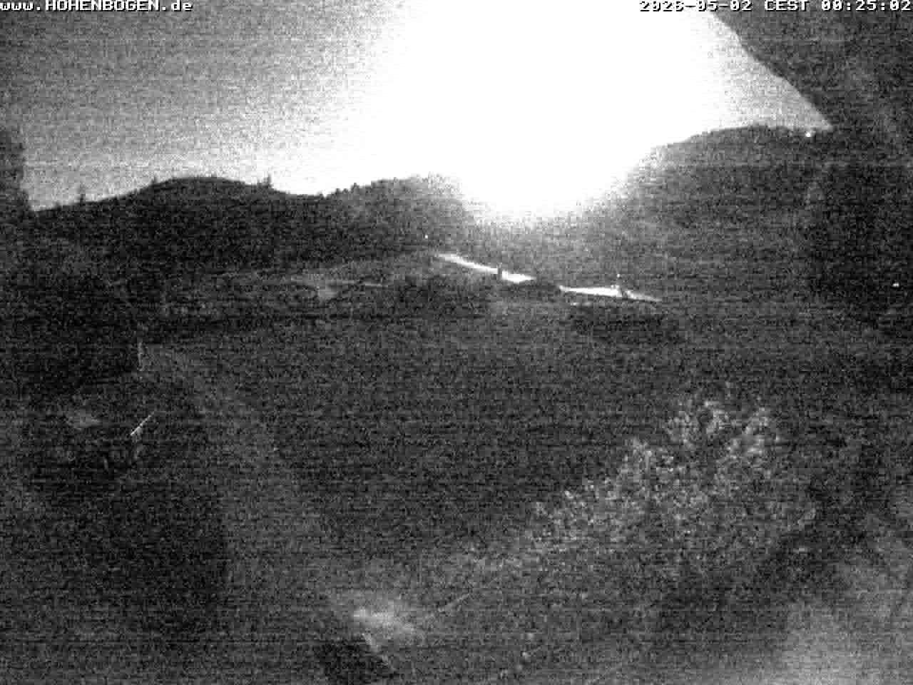 Archived image Webcam Hohenbogen mountain: base station