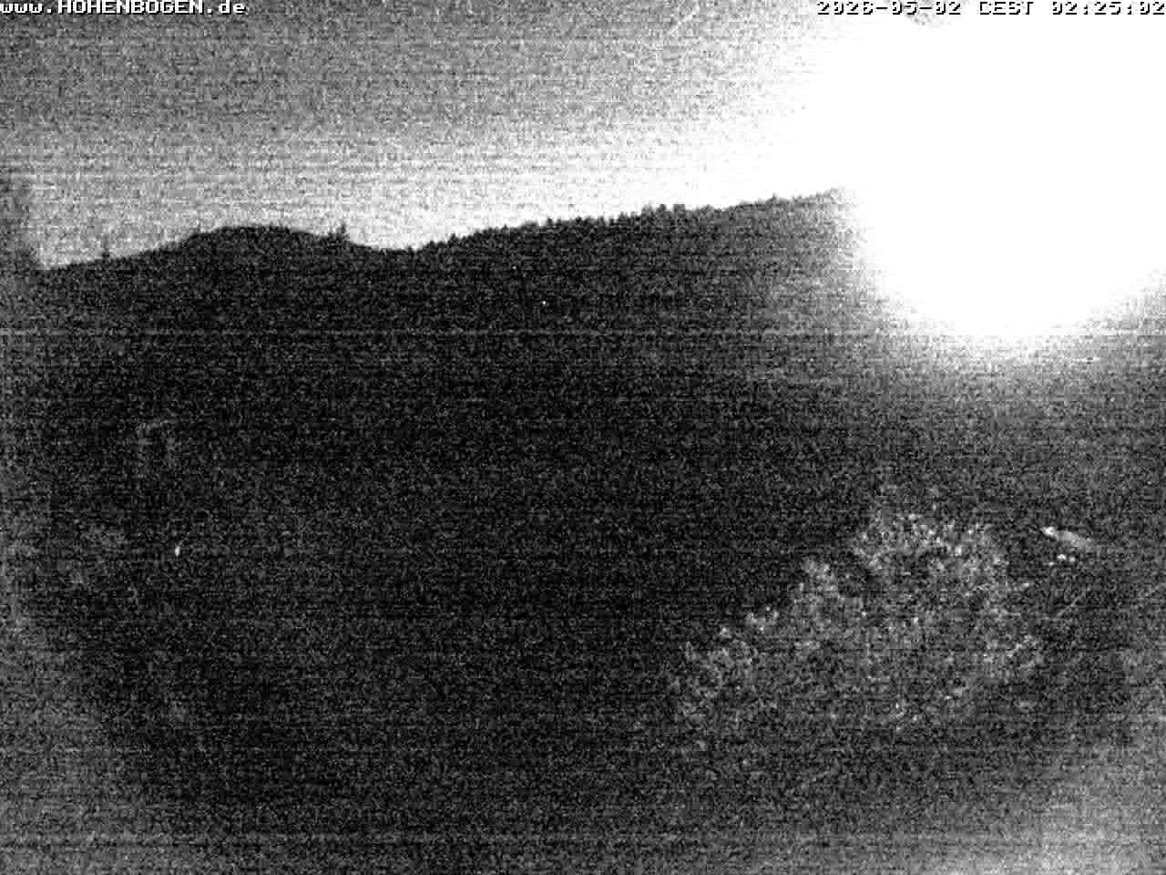 Archived image Webcam Hohenbogen mountain: base station