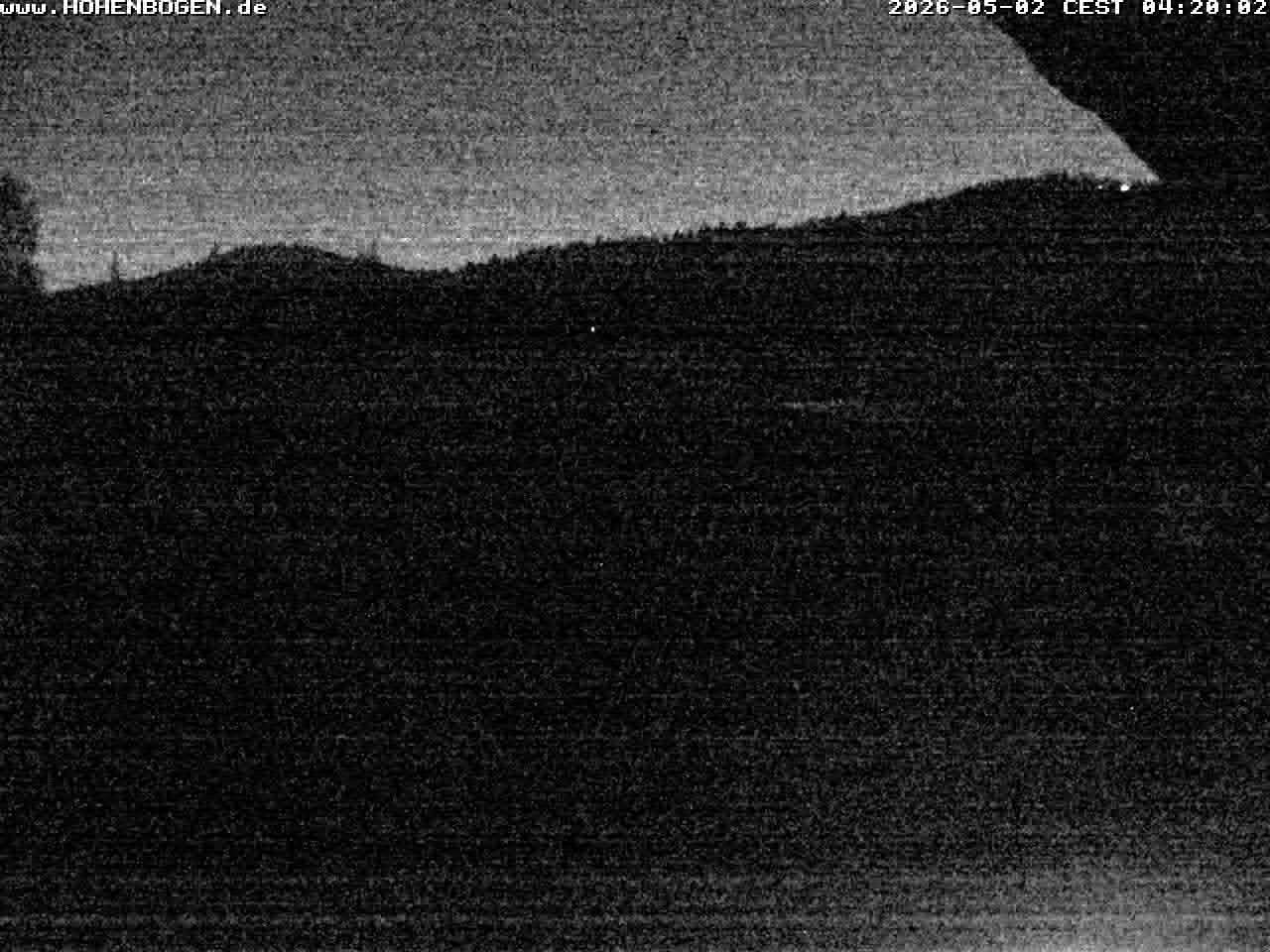 Archived image Webcam Hohenbogen mountain: base station