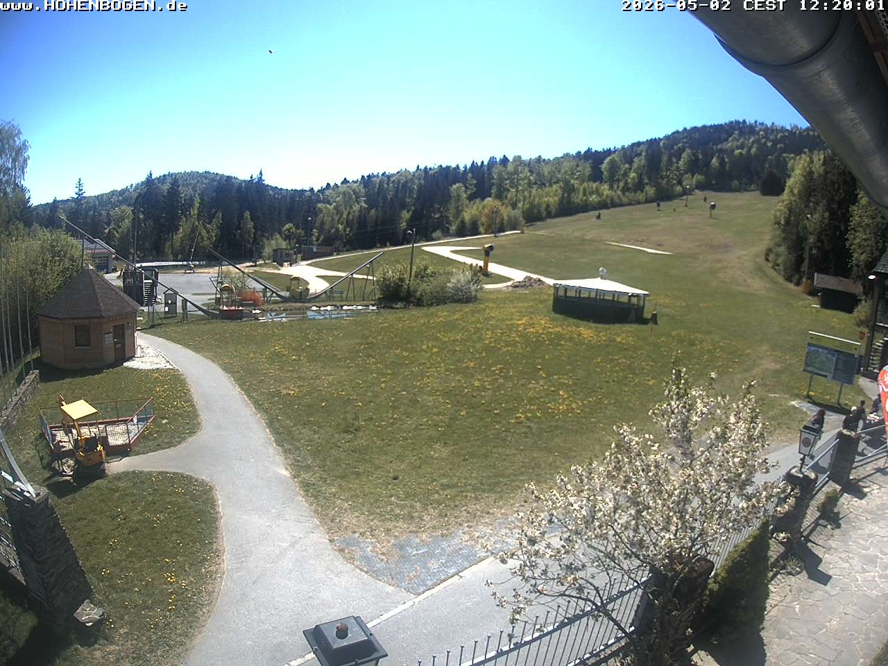 Archived image Webcam Hohenbogen mountain: base station