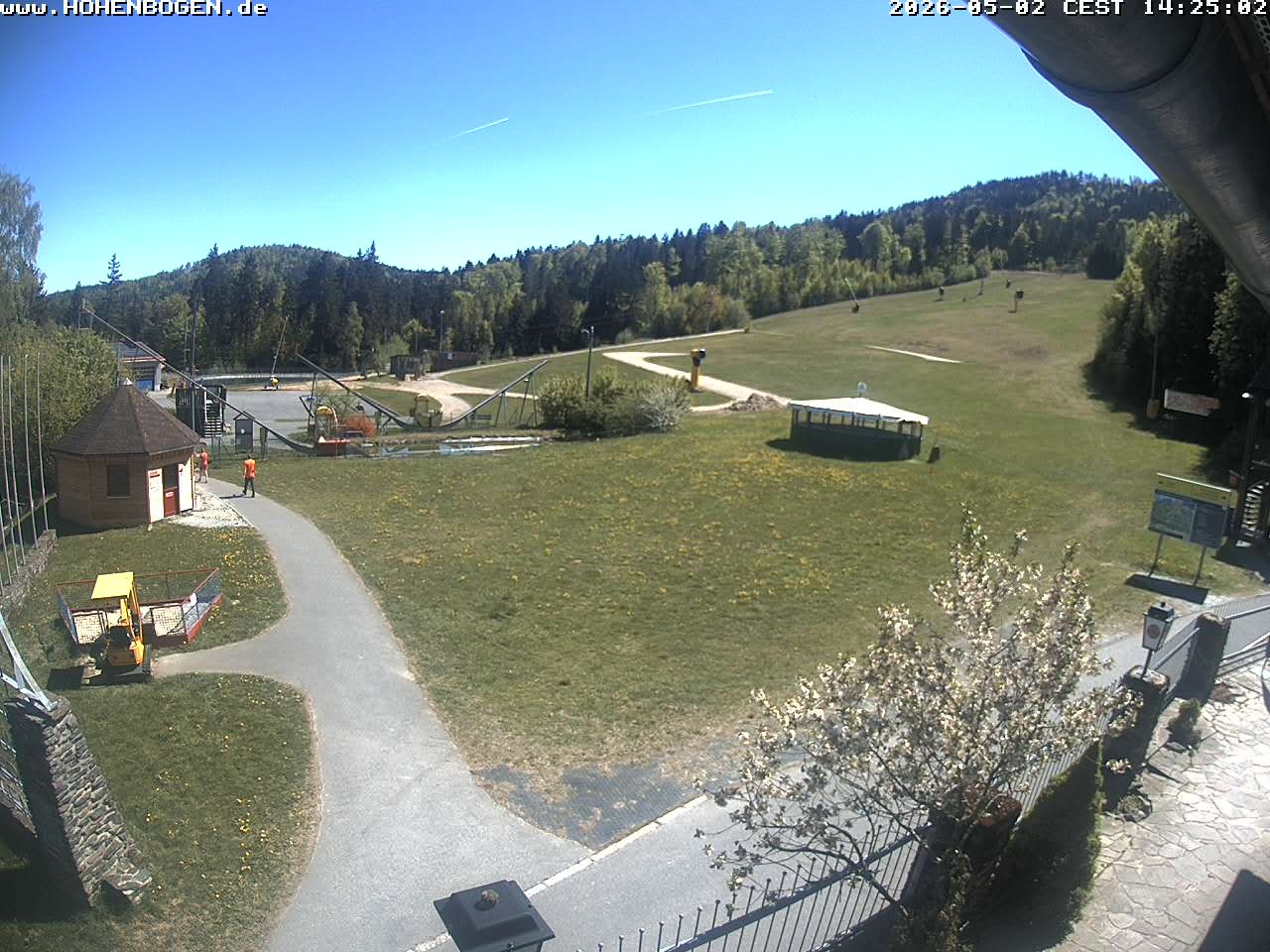 Archived image Webcam Hohenbogen mountain: base station