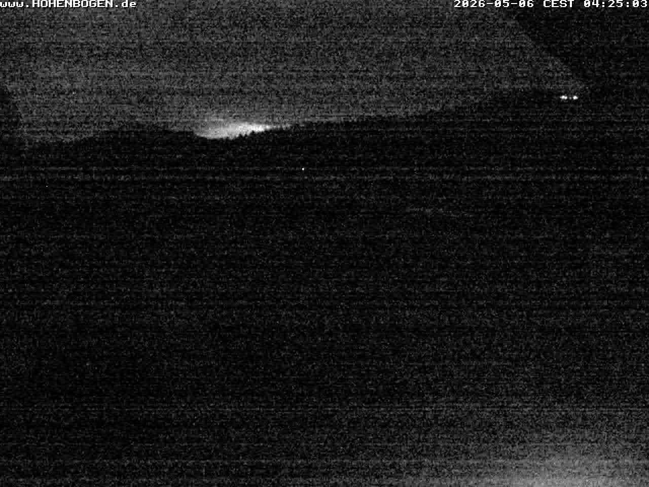Archived image Webcam Hohenbogen mountain: base station
