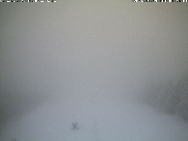 Archiv Foto Webcam Bergstation der Geisskopfbahn