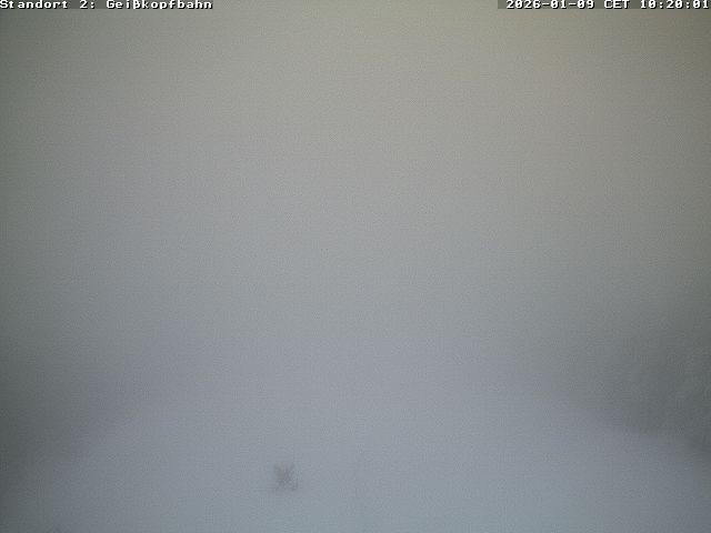 Archiv Foto Webcam Bergstation der Geisskopfbahn