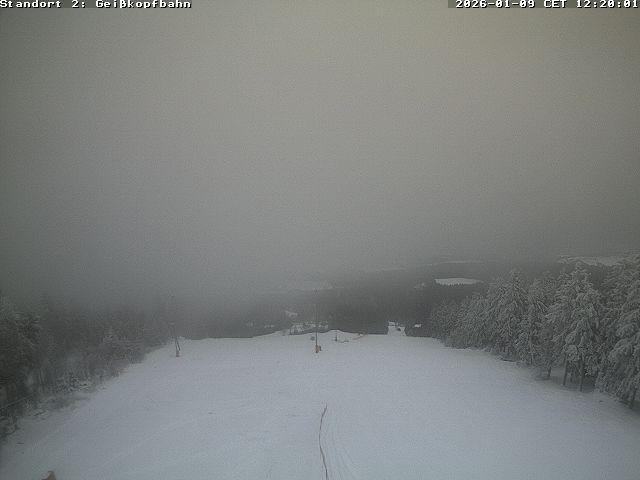 Archiv Foto Webcam Bergstation der Geisskopfbahn