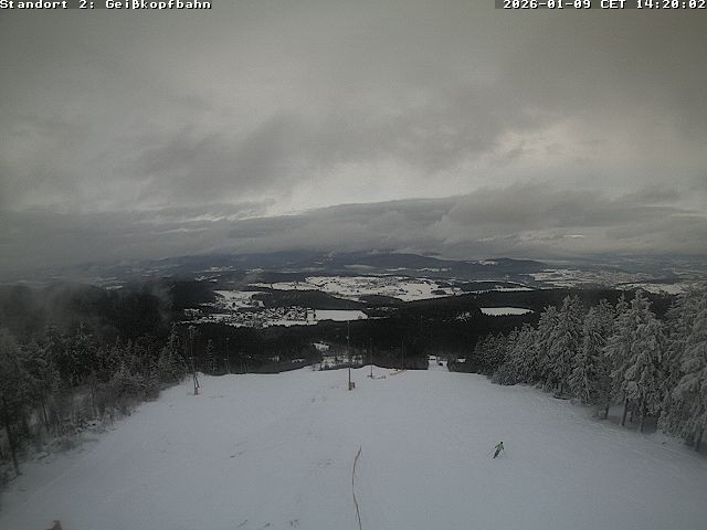 Archiv Foto Webcam Bergstation der Geisskopfbahn