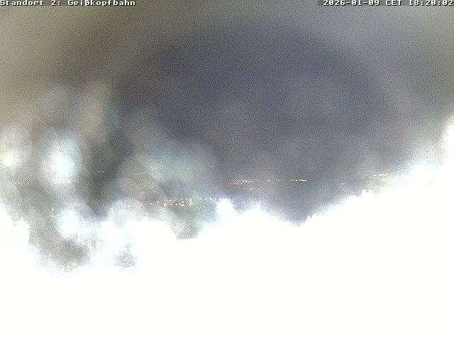Archiv Foto Webcam Bergstation der Geisskopfbahn