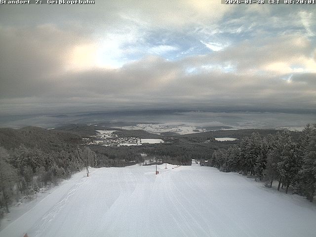 Archiv Foto Webcam Bergstation der Geisskopfbahn
