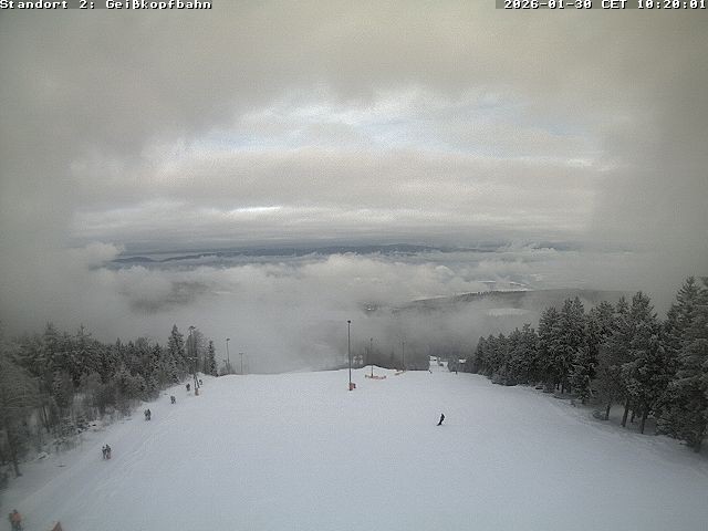 Archiv Foto Webcam Bergstation der Geisskopfbahn