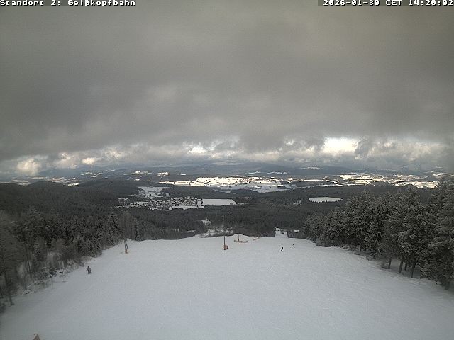 Archiv Foto Webcam Bergstation der Geisskopfbahn