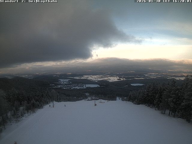 Archiv Foto Webcam Bergstation der Geisskopfbahn