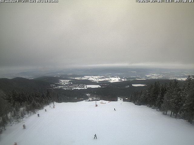 Archiv Foto Webcam Bergstation der Geisskopfbahn