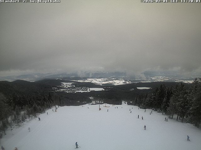 Archiv Foto Webcam Bergstation der Geisskopfbahn