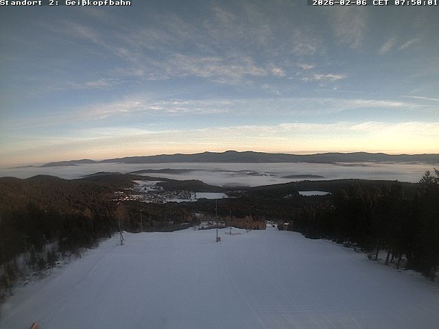 Archiv Foto Webcam Bergstation der Geisskopfbahn