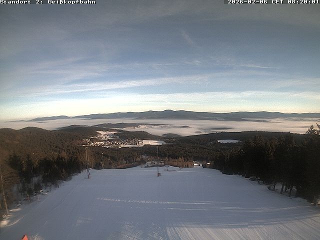 Archiv Foto Webcam Bergstation der Geisskopfbahn