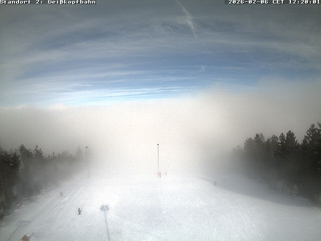 Archiv Foto Webcam Bergstation der Geisskopfbahn