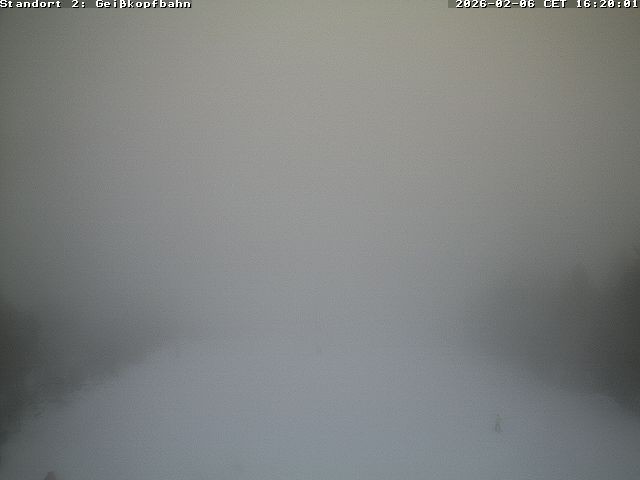 Archiv Foto Webcam Bergstation der Geisskopfbahn