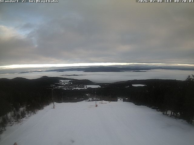Archiv Foto Webcam Bergstation der Geisskopfbahn