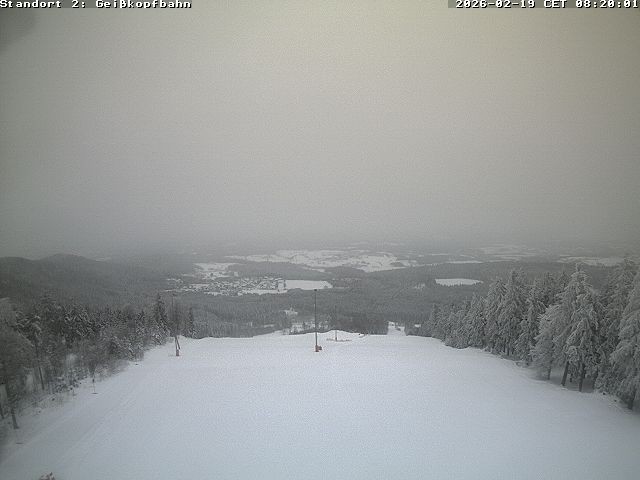 Archiv Foto Webcam Bergstation der Geisskopfbahn