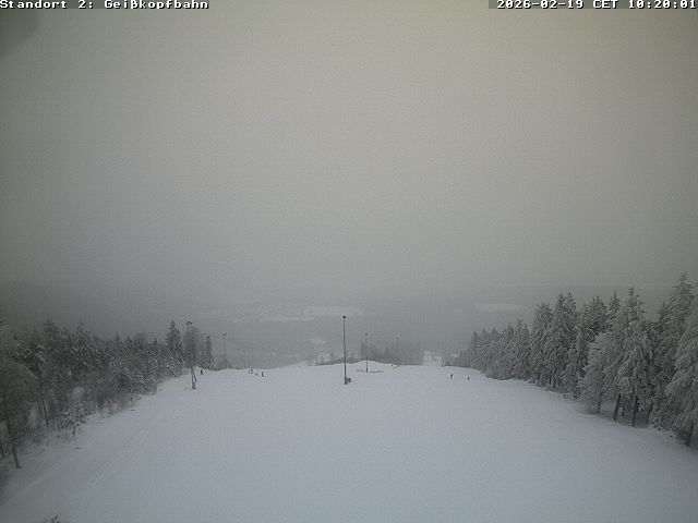 Archiv Foto Webcam Bergstation der Geisskopfbahn
