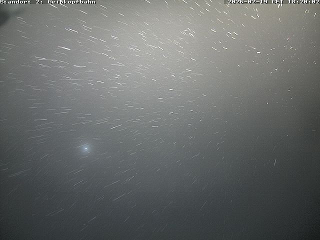 Archiv Foto Webcam Bergstation der Geisskopfbahn