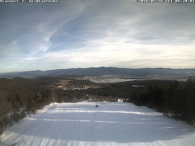 Archived image Webcam Mountain station Geisskopfbahn