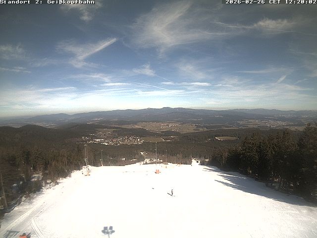 Archived image Webcam Mountain station Geisskopfbahn