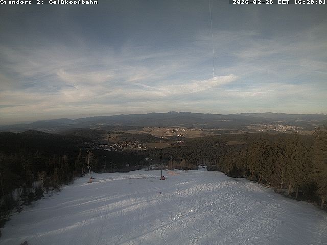 Archived image Webcam Mountain station Geisskopfbahn