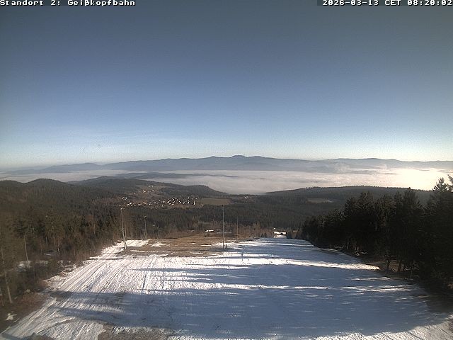 Archiv Foto Webcam Bergstation der Geisskopfbahn