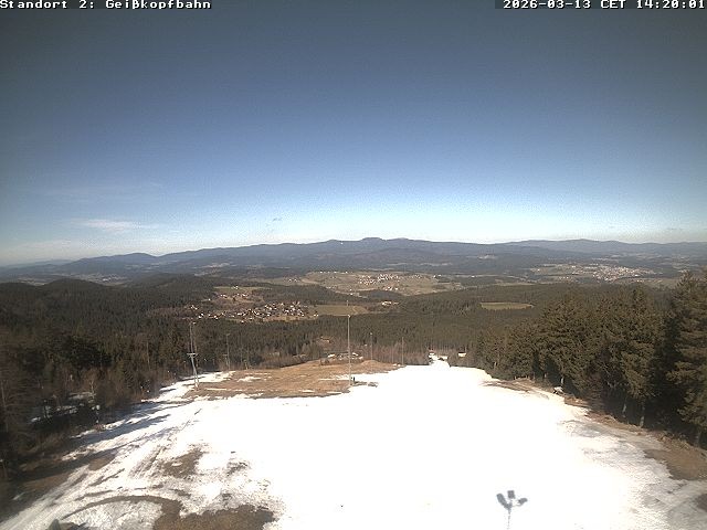 Archiv Foto Webcam Bergstation der Geisskopfbahn