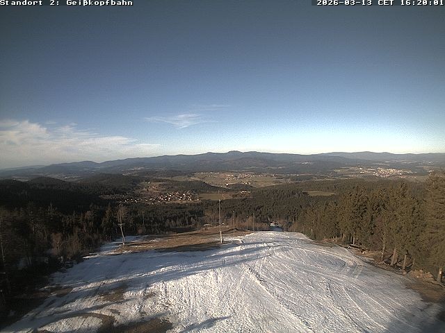 Archiv Foto Webcam Bergstation der Geisskopfbahn