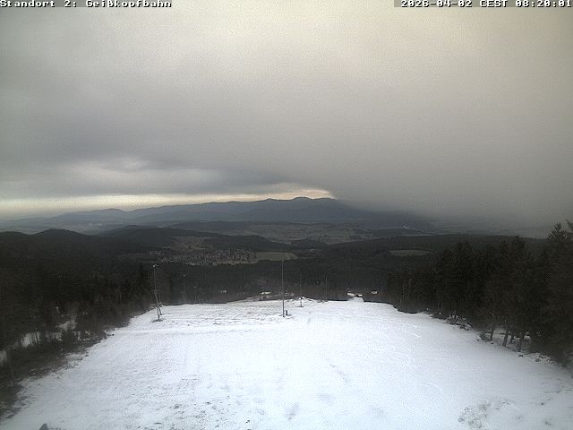 Archiv Foto Webcam Bergstation der Geisskopfbahn