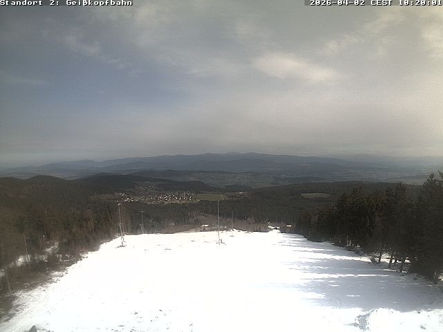 Archiv Foto Webcam Bergstation der Geisskopfbahn