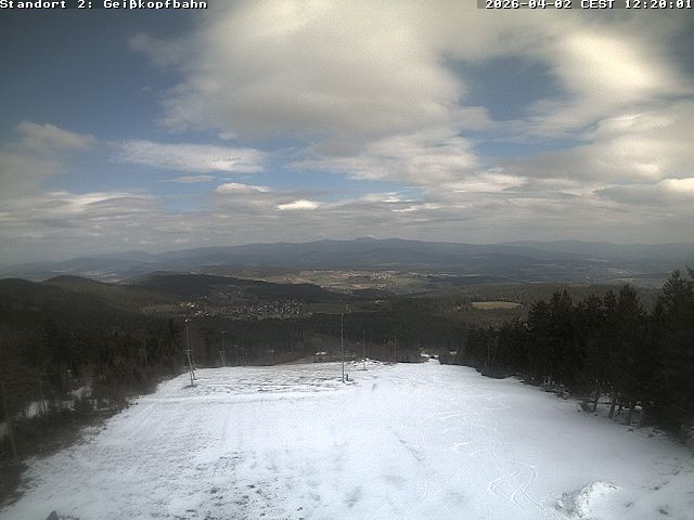 Archiv Foto Webcam Bergstation der Geisskopfbahn
